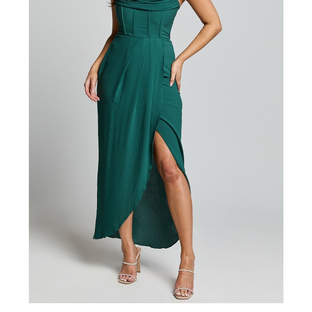 Showpo Elegant Green Maxi Dress